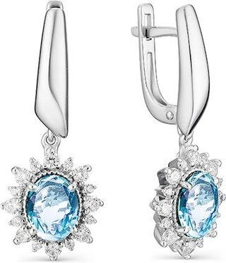 Серьги Алькор 02-1167_00ТБ-00 6,88гр 