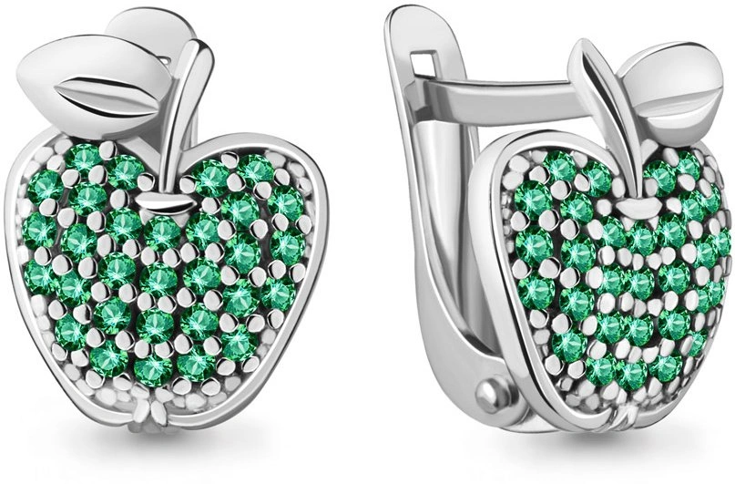 Серьги Aquamarine 42570Г.5 1,96гр. 