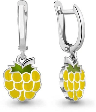 Серьги Aquamarine 33875 2,46гр. 