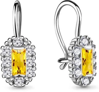 Серьги Aquamarine 40967Е.5 