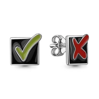 Серьги Aquamarine 34399 1,5гр. 