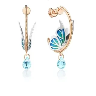 Серьги Platina 02-4700-00-201-1111-75 