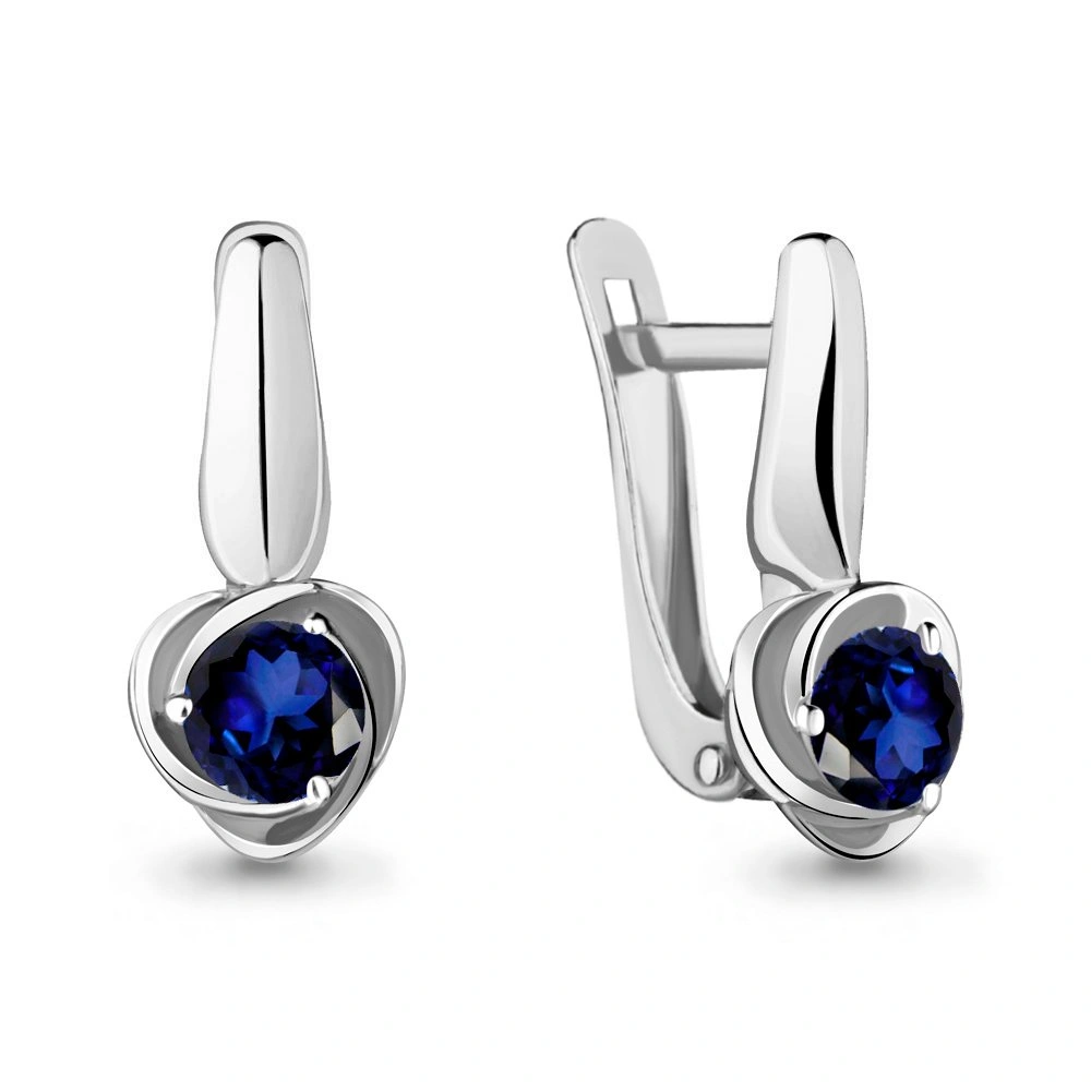 Серьги Aquamarine 040211 1,68гр.