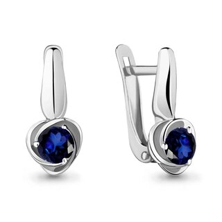 Серьги Aquamarine 040211 1,68гр.