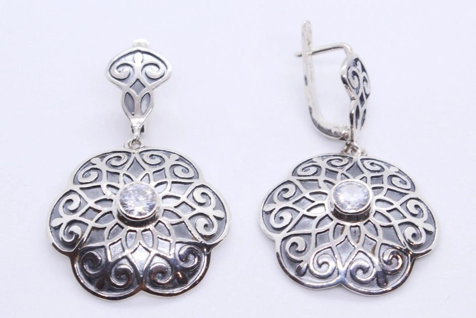 Серьги Кристалл-L С-25-44 10гр. 