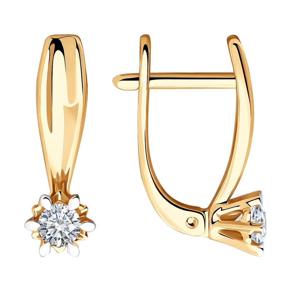 Серьги Sokolov 1021174 2,2гр.