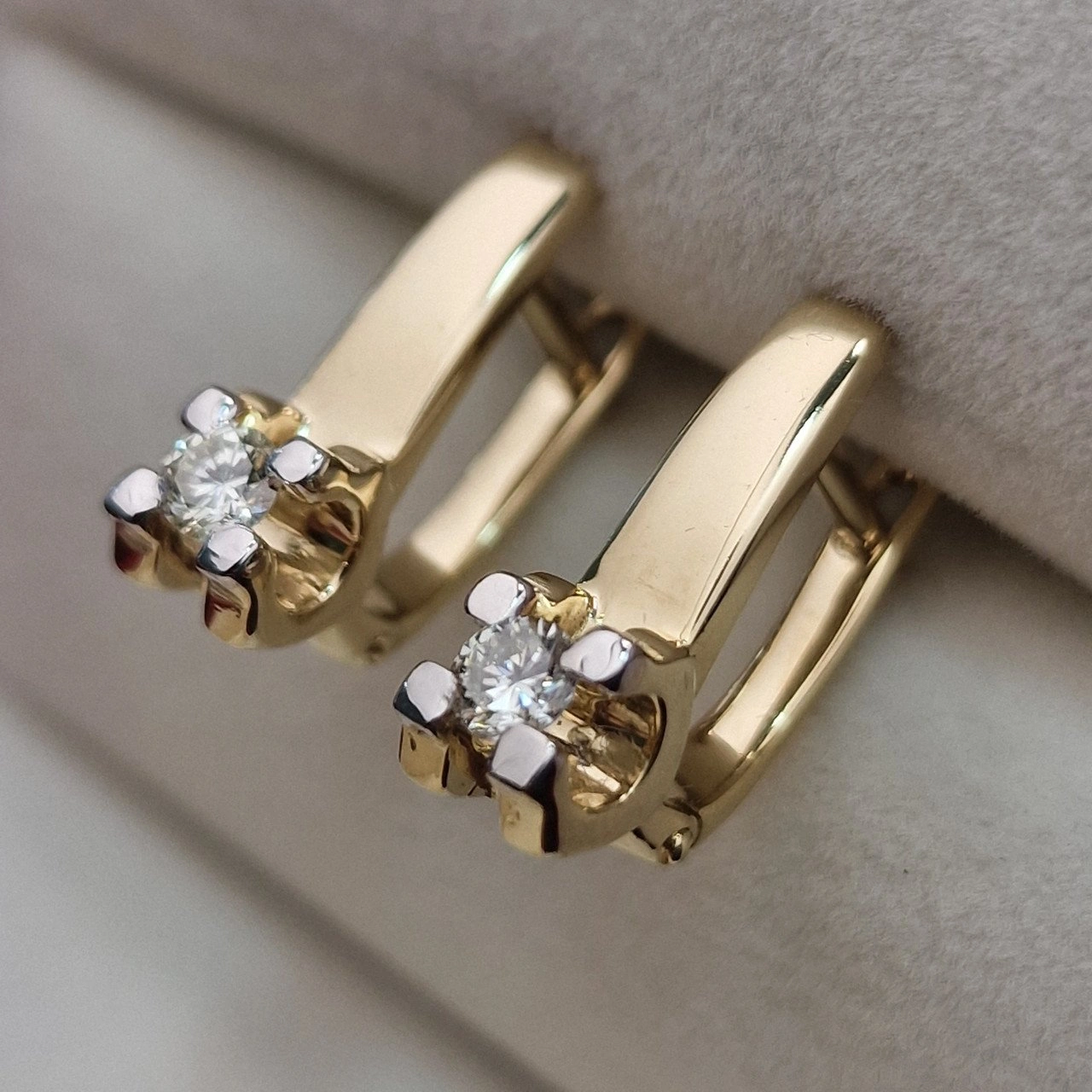 Серьги Deimantas 103383981 3,82гр 0,26ct. 