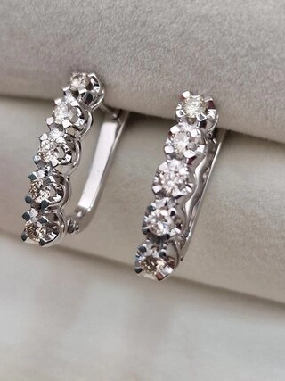 Серьги Deimantas 104732237 5,34гр 0,51ct. 