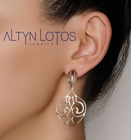 Серьги Кристалл NM909 5,69гр. 