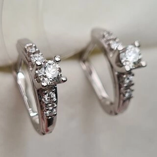 Серьги Deimantas 91029532 3,91гр 0,484ct. 
