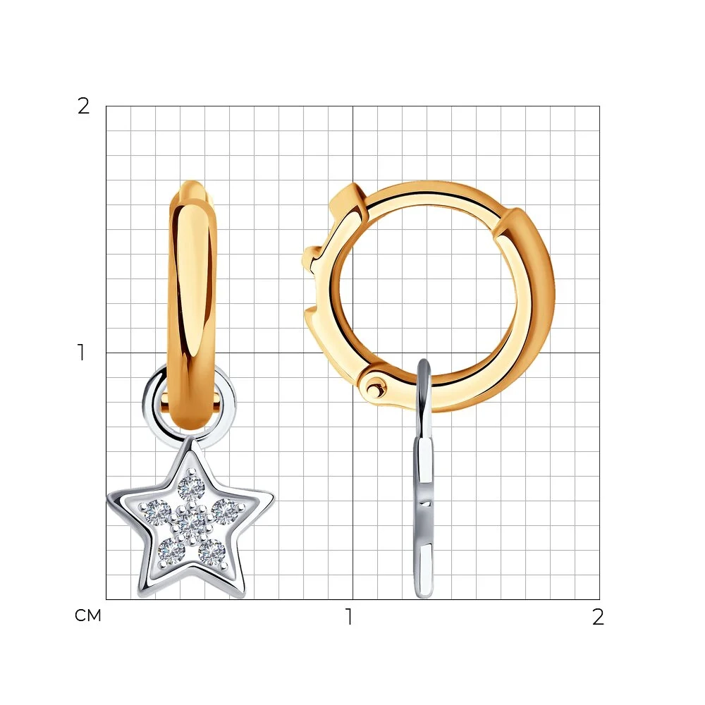 Серьги Sokolov S1021553 1,48гр. - фото 4