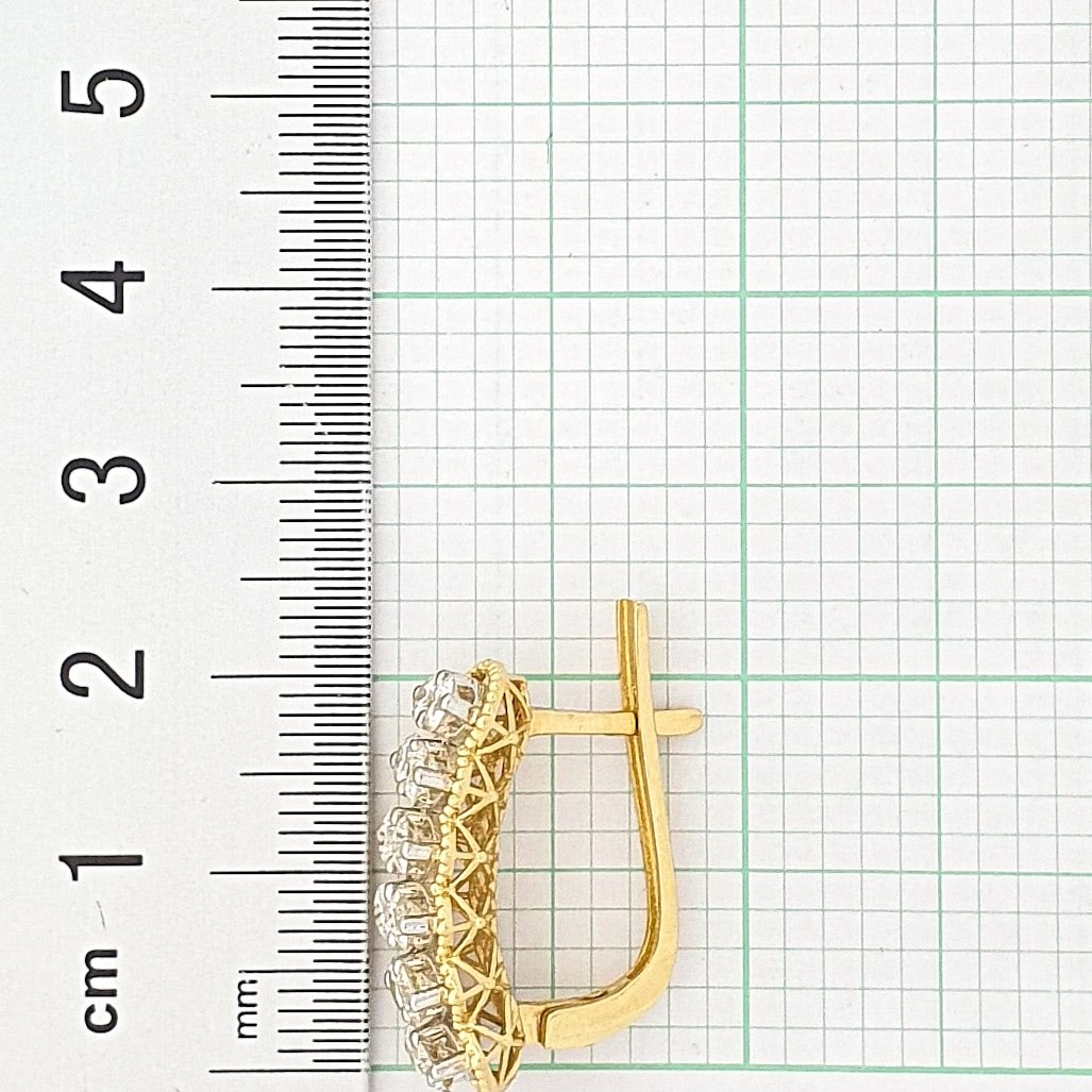 Серьги Goldos Premium SDE2303 6,9гр 2,57ct. 