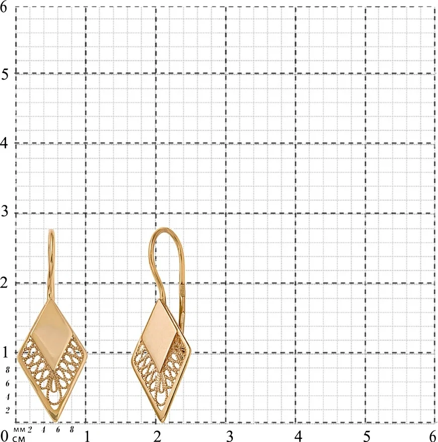 Серьги Atoll 20290 1,58гр. - фото 3