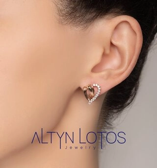 Серьги Кристалл NH177 3,52гр. 