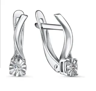 Серьги РусГолдАрт 288103 1,72гр.