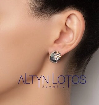 Серьги Кристалл NM690 4,71гр. 