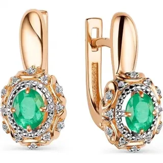 Серьги Goldos 23891-301 4,1гр.