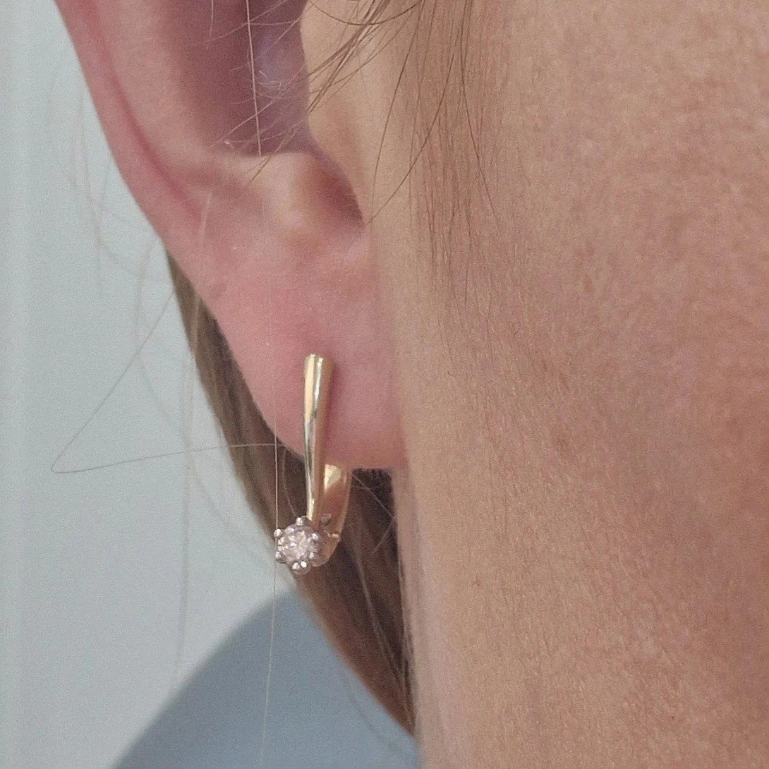 Серьги Deimantas 106481269 3,63гр 0,32ct. 