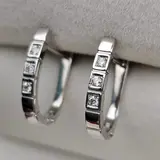 Серьги Deimantas 112615829 2,38гр 0,09ct.  - фото 2