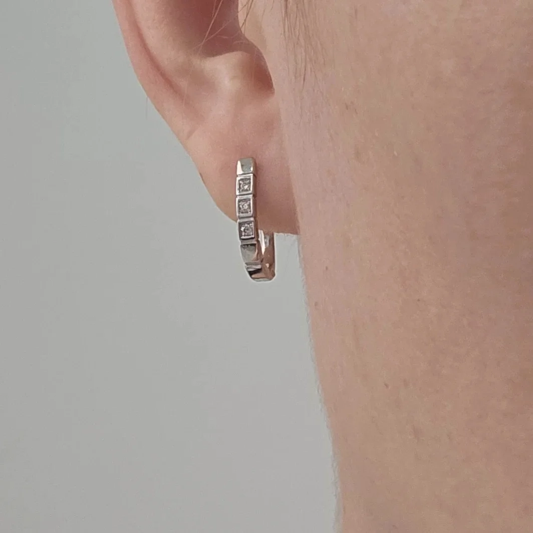 Серьги Deimantas 112615829 2,38гр 0,09ct.  - фото 4