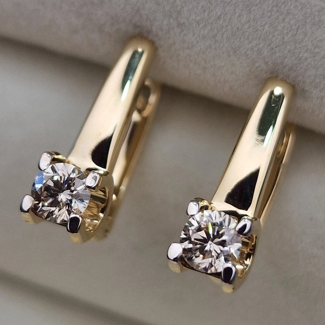 Серьги Deimantas 104193428 3,19гр 0,54ct. 