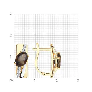 Серьги Spkolov 726029 2,91гр 