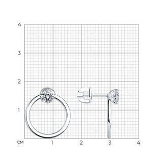 Серьги Sokolov 94025852 2,35гр. 