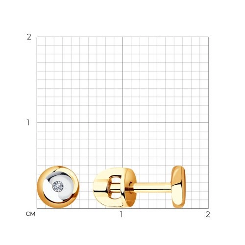 Серьги Sokolov 1021382 1,54гр. 