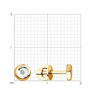 Серьги Sokolov 1021382 1,54гр. 