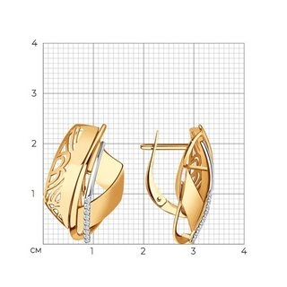 Серьги Sokolov 29092 4,8гр. 