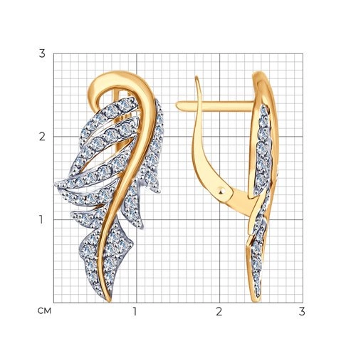 Серьги Sokolov 28302 3,85гр. 
