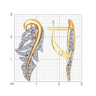 Серьги Sokolov 28302 3,85гр. 