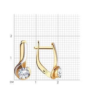 Серьги Sokolov 28600 3,15гр. 