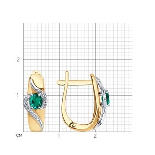 Серьги Sokolov 3020399 3,26гр. 