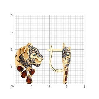 Серьги Sokolov 727571 4,96гр. 