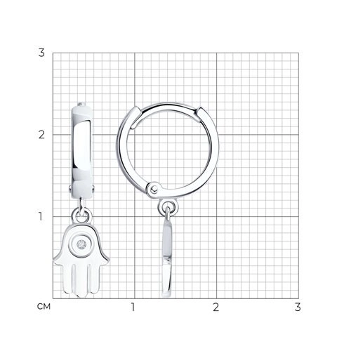 Серьги Sokolov 87020103 2,18гр. 
