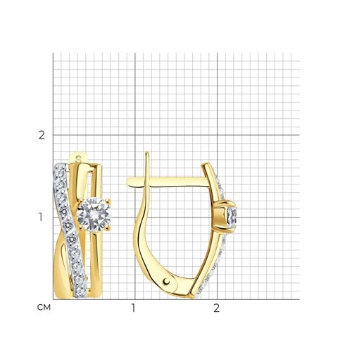 Серьги Sokolov 026816-2 2,58гр. 