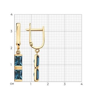 Серьги Sokolov 728458 2,82гр. 