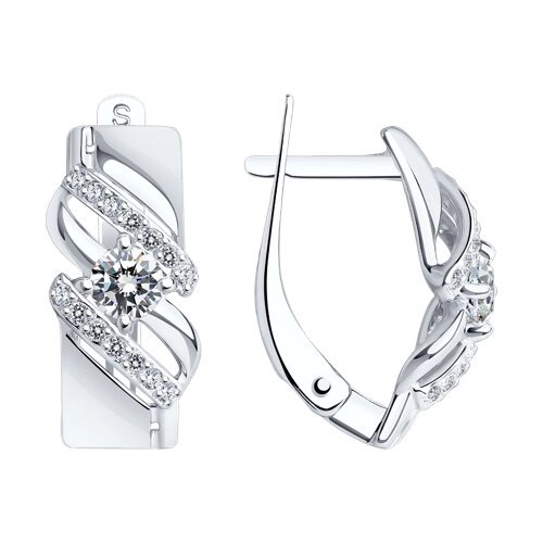 Серьги Sokolov 027814-3 2,7гр. 