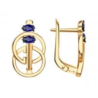 Серьги Александра кл4038а-27-01 3,6гр. 