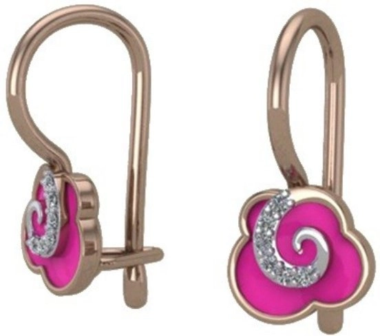 Серьги Лукас E01-C-EL-59445-Z 1,51гр. 