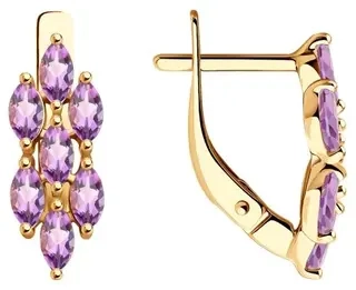 Серьги Diamant 51-320-01869-3 