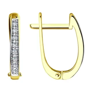 Серьги Sokolov S1020971-2 1,75гр.  - фото 2