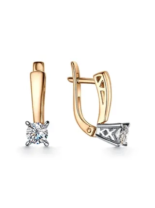 Серьги Veronika Jewelry С132-1934 2.91гр  - фото 2