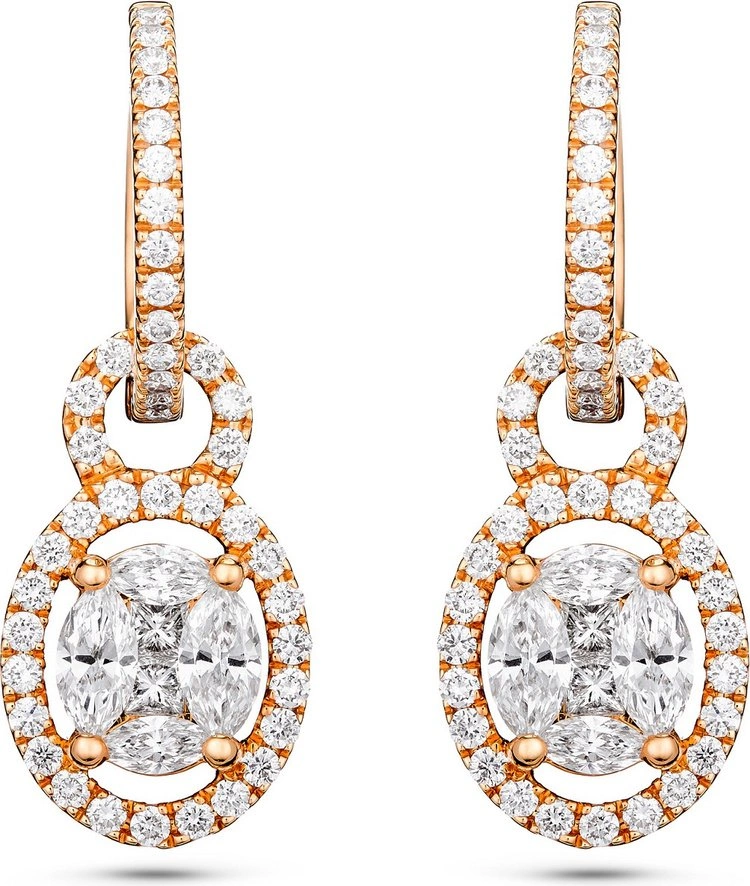 Серьги Crivelli 6476 crv 5,1гр 1,58ct. 