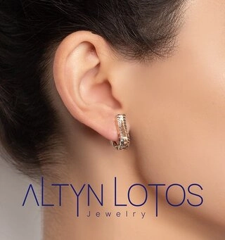 Серьги Голден Глоб Срг04-02 1,73гр. 