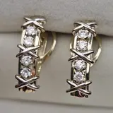Серьги Deimantas 115578991 0.522Ct SI1-SI2/J VG-Cut  - фото 3