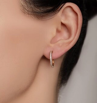 Серьги Кристалл NL487 3,35гр. 