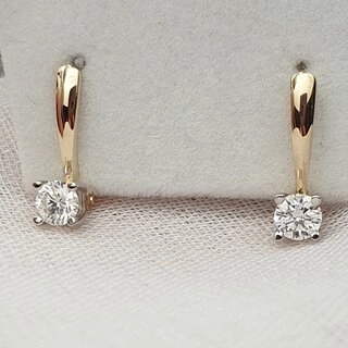 Серьги Deimantas 72154037 2,17гр 0,36ct. 