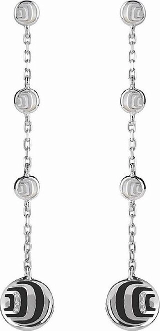 Серьги Damiani 14954 д 8,9гр 0,74гр 0,06ct. 